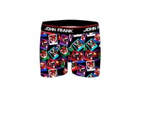 Pánské boxerky John Frank JFBD24-CH Černá, XL
