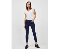 Elegantní kalhoty skinny Modrá, 8