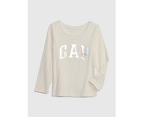 Dětské tričko s metalickým logem Béžová, 3YRS