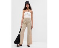 Kalhoty loose Béžová, 2