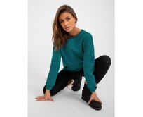 Dámská mikina s kulatým výstřihem DORIS modrá Mořská, Univerzální