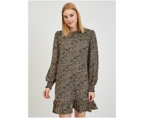 Černé dámské vzorované šaty Černá, S