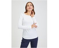 Bílé dámské tričko Bílá, M