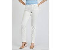 Bílé dámské straight fit džíny Bílá, 36