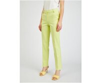 Světle zelené dámské kalhoty Světle zelená, 36