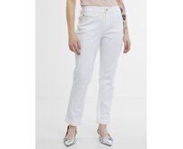 Bílé dámské boyfriend džíny Bílá, 36