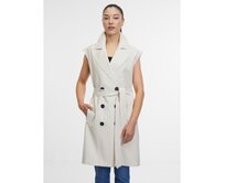 Béžová dámská vesta Béžová, 38