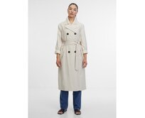 Béžový dámský trenčkot Béžová, 38