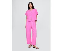 Mušelínové kalhoty Easy Barrel Gap Růžová, XS