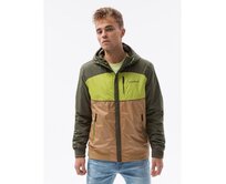 Pánská prošívaná mezisezónní bunda WAYLON zelená Olivová, S