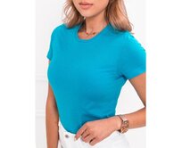 Dámské tričko hladké FAUNA tyrkysové Tyrkysová, XL