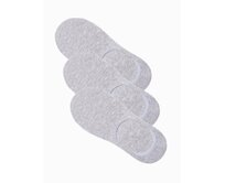 Pánské ponožky LEESA šedé 3-pack Šedá, Univerzální