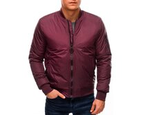 Pánská přechodová bunda ARJUN tmavě červená Červená, L