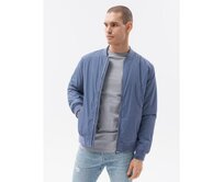 Pánská prošívaná bunda ODIN modrá Modrá, S