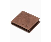 Pánská kožená peněženka BOBBY světle hnědá Hnědá, Univerzální