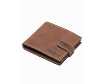 Pánská kožená peněženka TYRONE světle hnědá Hnědá, Univerzální