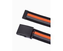 Pánský žíněný pás TOBY černý Černá, Univerzální, Univerzální cm