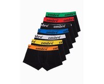 Pánské spodky OMBRE mix 7-pack Černá, M