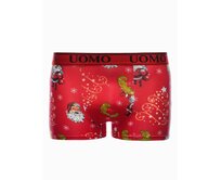 Pánské spodky CORBY červené Červená, 3XL