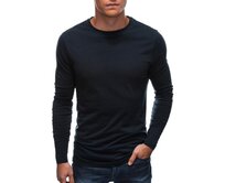 Pánské tričko s dlouhým rukávem ENOCH tmavě modrý Námořnická modrá, S