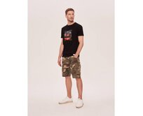 Pánské šortky BORTES SH W423 kamuflážové Modrá, 33