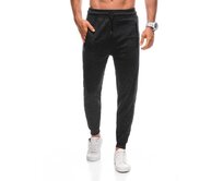 Pánské tepláky P1393 tmavě šedé Tmavě šedá, XXL