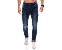 Pánské kalhoty cargo P1408 denim Modrá, 29