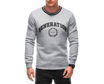 Pánská mikina B1622 šedá Šedá, XXL