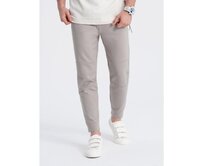 Pánské tepláky V1 OM-PASK-0142 popelavé Šedá, XXL