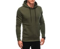 Pánská mikina EM-SSNZ-22FW-018 V2 olivová barva Olivová, S