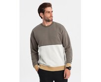 Pánská mikina OVERSIZE khaki Khaki, L