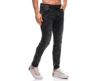 Pánské džíny P1436 černé Černá, 39