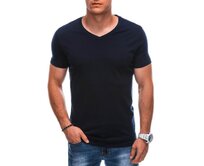 Pánské tričko s výstřihem do V EM-TSBS-0101 tmavě modré Námořnická modrá, M