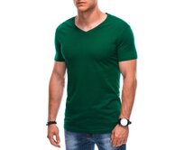 Pánské tričko s výstřihem do V EM-TSBS-0101 zelené Zelená, XL