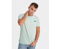 Pánské bavlněné tričko V4 OM-TSCT-0151 mátové Mátová, S