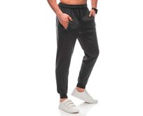 Pánské tepláky P1434 tmavě šedé Tmavě šedá, XXL