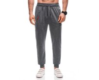 Pánské tepláky P1457 šedé Šedá, XXL