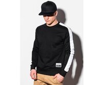 Pánská mikina bez kapuce OM-SSNZ-22FW-010 V4 černá Černá, S