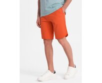 Pánské teplákové kraťasy V5 OM-SRSK-0105 oranžové Oranžová, L