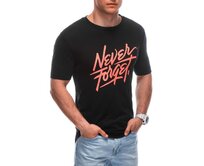 Pánské tričko s potiskem S1935 černá Černá, 3XL