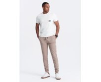 Pánské V2 OM-PASK-0211 tepláky kávové Hnědá, S