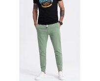 Pánské tepláky jogger zelené Zelená, S