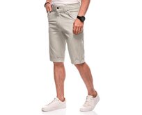 Pánské chino šortky W504 béžové Béžová, 29