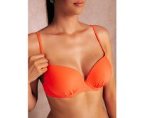 Dámské plavky ULR324 oranžové Oranžová, 40