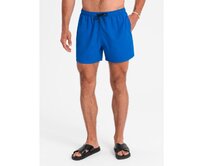 Neonové pánské plavecké šortky modré Modrá, XXL