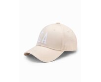 Pánská baseballová čepice H173 béžová Béžová, Univerzální