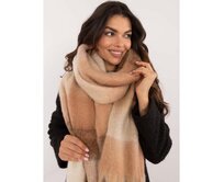 Dámská šála kostkovaná hnědá Karamelová, Univerzální