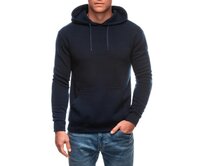 Pánská mikina s kapucí B1691 - tmavě modrá Námořnická modrá, XXL