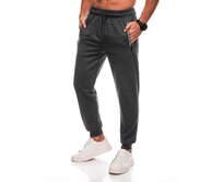 Pánské tepláky P1506 - tmavě šedé Tmavě šedá, XXL