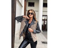 Dámská vesta VLR009 - béžová Béžová, S